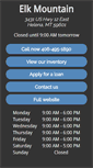 Mobile Screenshot of elkmtnsales.com